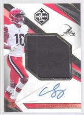 ANTHONY SCHWARTZ 2021 PANINI LIMITED JUMBO PATCH AUTO RC #D 266/299