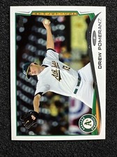 DREW POMERANZ #US-322 2014 Topps Update Series QTY Oakland Athletics