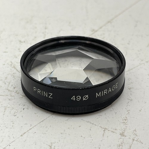 Vintage Prinz 49 Mirage Clear 2" Has Stem + 6-panels Made in Japan