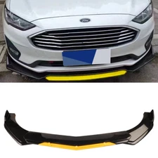 For Ford Fusion Front Bumper Lip Spoiler Splitter Diffuser Glossy Black Yellow