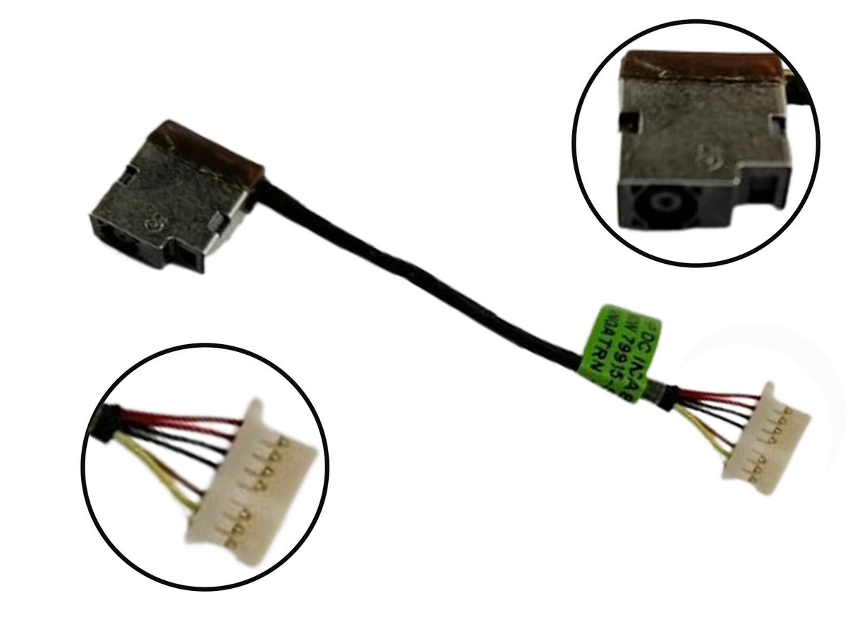 DC Power Jack Cable for HP 799735F51 799735-S51 799735-T51 