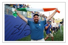Shane Lowry Europe 2023 Ryder Cup Signed Pre Print 6x4 PHOTO Gift GOLF