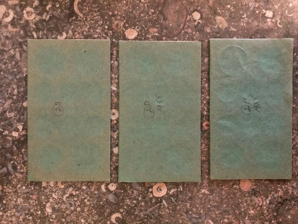 1955 U.S. Complete Original Naturally Toned Double Mint Set 22 Coins 12 Silver - Image 3 of 4