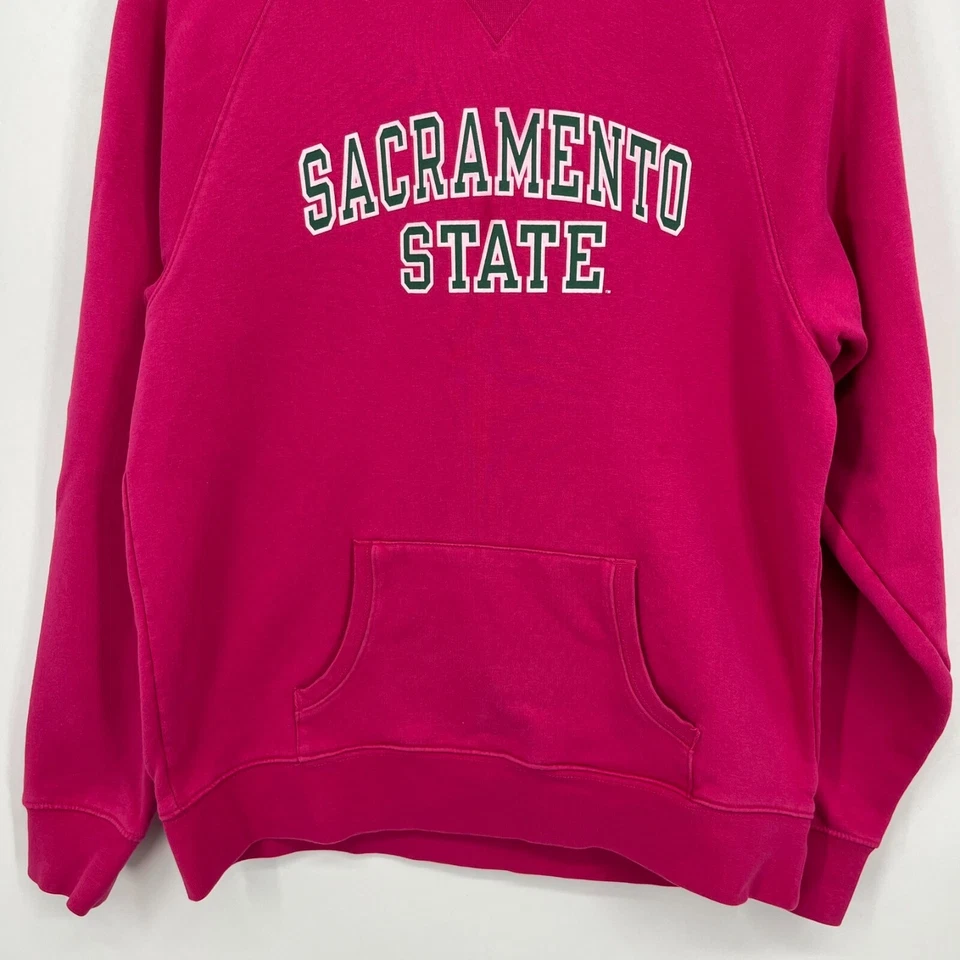 Champion Hoodie Women's Size L Pink Sacramento State Hornets CSUS Pullover - Image 3 of 4