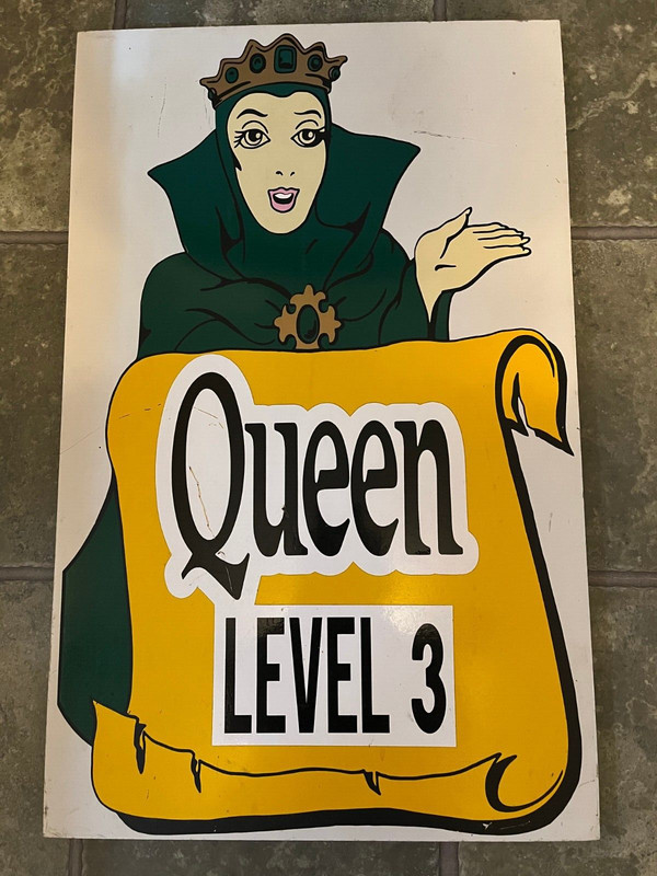 Original Parking Level Metal Sign -Trump Castle Atlantic City Casino