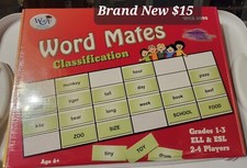 Word Mates Classification WCA 6090 Grades 1-3 Language Arts ELL ESL NIB Sealed
