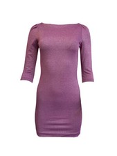 VON VONNI Women's Tropic Magenta London Elbow Sleeve Dress $170 NEW