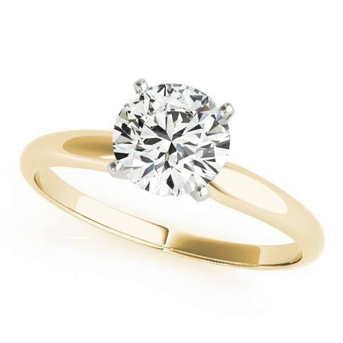 2.00 Carat Genuine Lab Grown Diamond Ring in Gold G SI2 CERTIFIED SALE - Picture 4 of 10