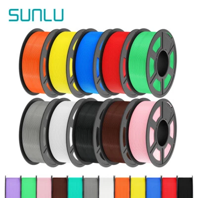 SUNLU PETG PLA PLA-PLUS PLA-Matte PLA-META SEDA ABS TPU 3D Filamento 1/0.9/0.5KG