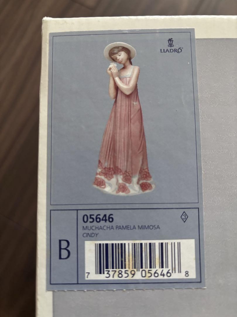リヤドロ　MUCHACHA PAMELA MIMOSA CINDY Lladro Muchacha Pamela Mimosa Cindy Figurine | eBay