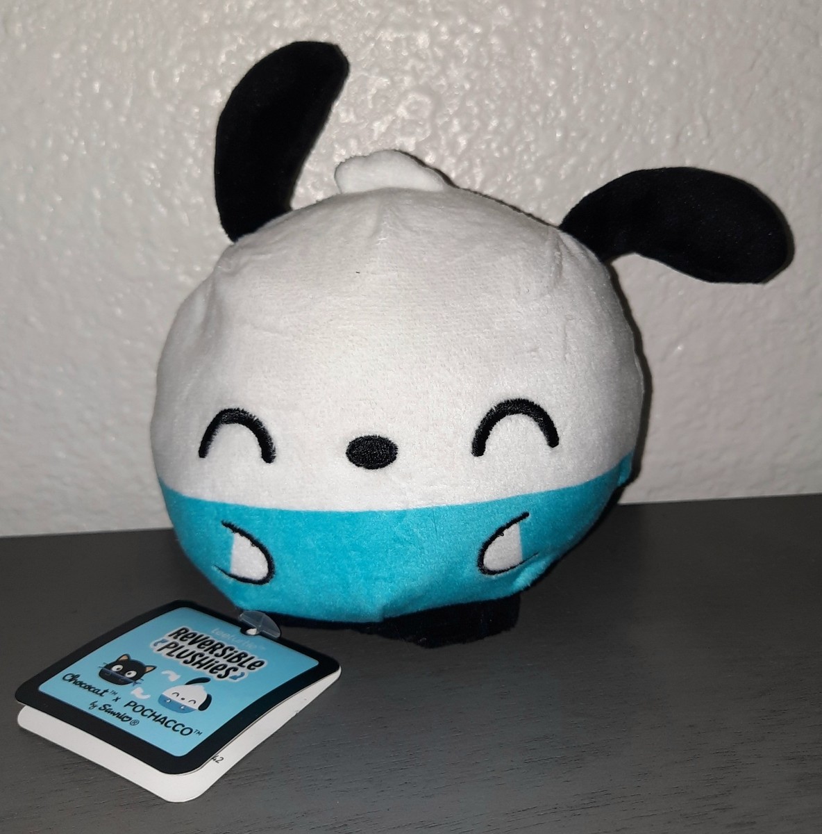 🐾Chococat & Pochacco TeeTurtle Reversible Plush Embroidered