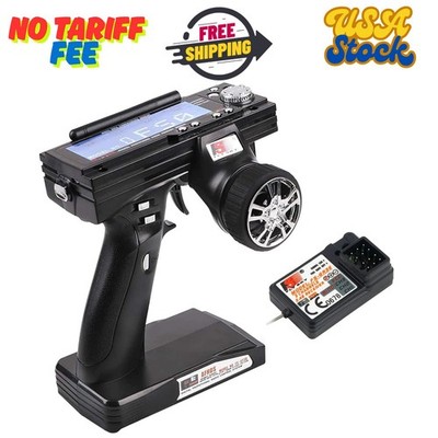 Flysky FS-GT3B Rc Transmitter & FS-GR3E Receiver, 2.4Ghz 3 Channel Rc Car Rem...
