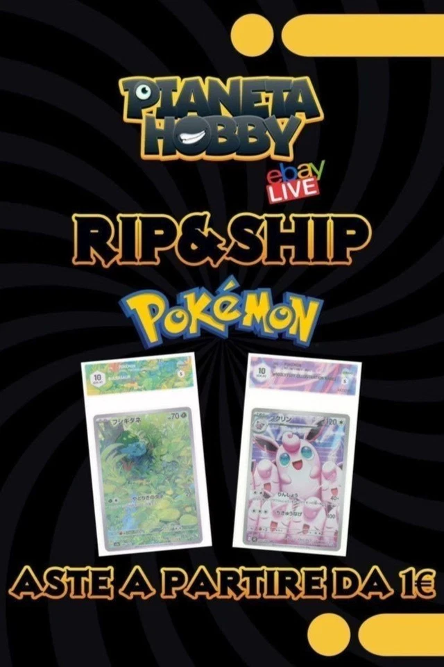 Asta n.47 a partire da 1€ carte Pokemon e One Piece gradate GRAAD-PSA