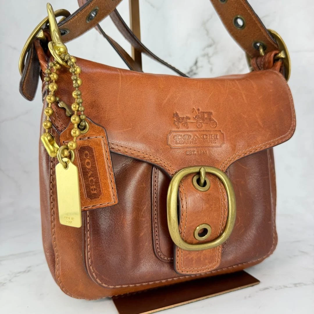 バッグ Coach Bleeker Legacy One Shoulder Bag Vintage coach bleeker legacy - Gem