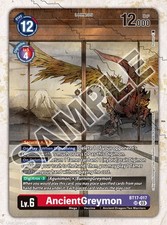 BT17-017 AncientGreymon : Super Rare Foil Alternative Art Digimon Card : Tamer's