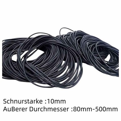 Gummiring NBR Abdichtung O-ring Nitril O Ring Stärke 10mm Oring Dichtung Ölringe