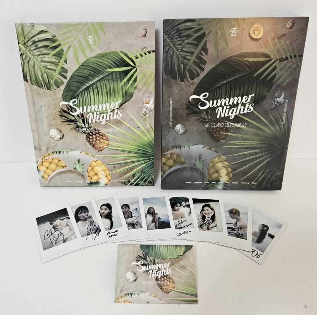 K-POP・アジア TWICE Summer Nights monograph TWICE Summer Nights Monograph Photo Book Photocard SET | eBay