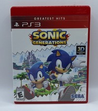 Sony Playstation 3 PS3 Sonic Generations Greatest Hits - Tested Works Great