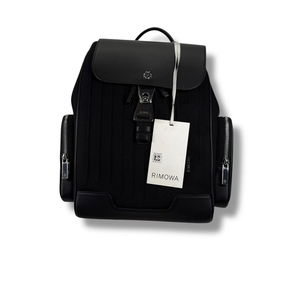 RIMOWA Never Still Flap Backpack Black Canvas - SMALL - NEW - Image 3 of 4