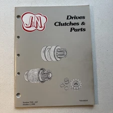 J&N Auto Electric Inc. Drives Clutches & Parts 1998 Catalog #910-08810