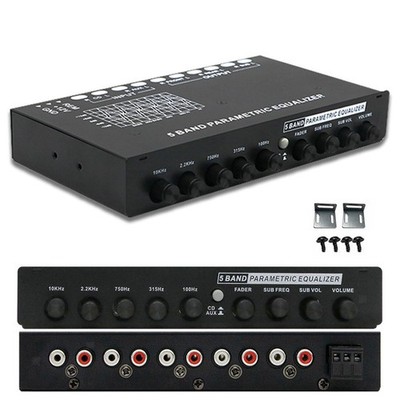 Auto Audio Equalizer 5 Ausgleichsbänder EQ Einstellbarer 5-Band-Equalizer