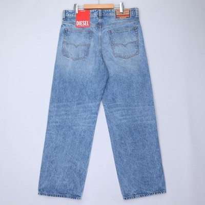 Diesel Mens Jeans 2001 D-Macro Trousers Straight Loose Mid Rise