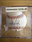 Fernando Tatis Jr Autographed Official MLB Baseball Beckett COA