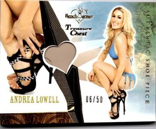 Calentador de banco Treasure Chest zapatos recuerdos Andrea Lowell s/n 06/50 (MEM)