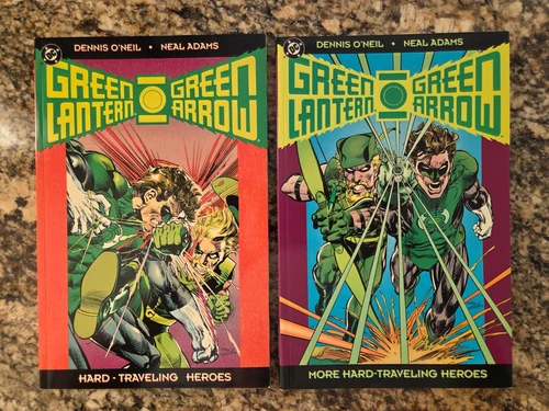 VINTAGE 1992/93 DC GREEN LANTERN GREEN ARROW HARD TRAVELING HEROES 1+2 COMICS