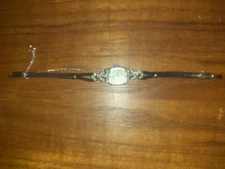 1960's VINTAGE WOMENS LONGINES  22 DIAMOND ENCRUSTED/WHITE GOLD WATCH/rope chain