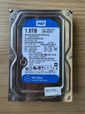 Western Digital Blue Desktop 1TB HDD 7200RPM