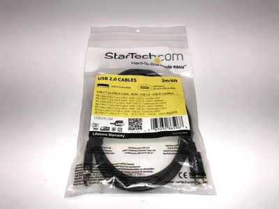 (Lot of 10) StarTech.com USB-C to USB-A Cable - M/M / USB2AC2M - NEW