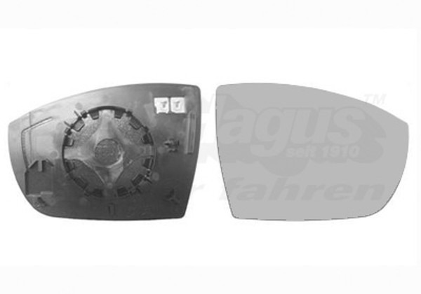 VAN Wezel Spiegelglas AußEnspiegel Hagus 1869838 FüR MAX WA6 CB7 DXA Galaxy Ford-image