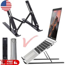 Portable Laptop Stand Adjustable Foldable Notebook Holder Computer Desk Aluminum