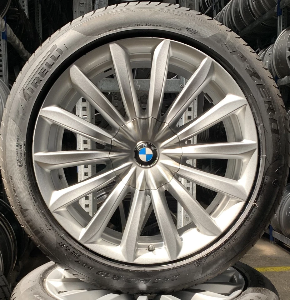 4x Original BMW Sommerräder 245/45 R19 98Y - für 6er G32 7er G11 G12 1269 - Bild 2 von 3