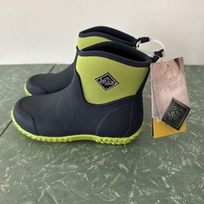 The Original Muck Boot Company Unisex Kids Size 4 Pull-On Boots Blue/Green