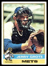1976 Topps Jerry Grote New York Mets #143 a