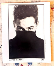 RODDY FRAME - AZTEC CAMERA - 10' x 8' BLACK/WHITE PROMO PHOTOGRAPH