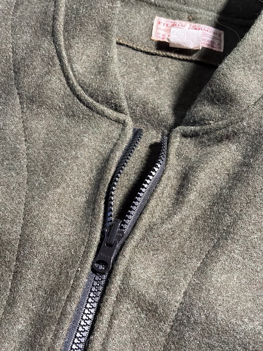 Vintage 90s 00s Filson Heavyweight Wool Bomber Liner Jacket Style