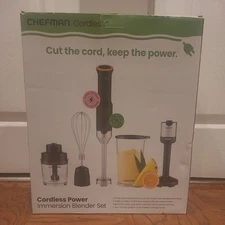 Cordless Portable Immersion Blender 5-in-1 Blender Set, Ice Crushing Power wi...