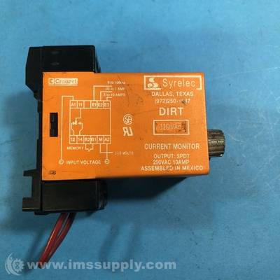 #ad #ad Crouzet DIRT VAC 110 Control Relay 1 Phase 10 A DIN Rail USIP $10.63