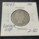 1909-S BARBER SILVER QUARTER ~ NICE COIN ~ 90% SILVER