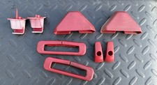 1983-1986 Ford Thunderbird Red Interior Trim Pieces T Bird Turbo Coupe