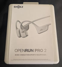 NEW SEALED - Shokz Open Run Pro 2 Bone Conduction Sports Headphones - Silver