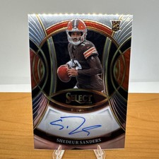 2025 Panini Select - Rookie Signatures Shedeur Sanders #RSI-SSS (AU, RC)