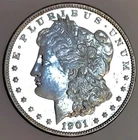 1901 P MORGAN DOLLAR**SELDOM SEEN**SEMI PROOF LIKE**SCARCE P MINT** NR #76169