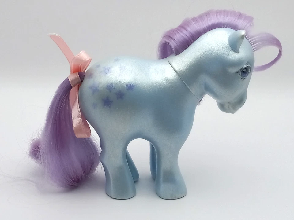 My Little Pony Vintage G1 Blue Belle Personalizado Pretty n' Pearly MLP Foto 3 de 4