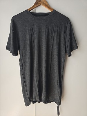 Intimissimi Men's Modal And Silk T-Shirt  Dark Grey Size Medium