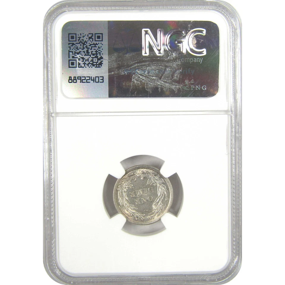 1916 Barber Dime MS 61 NGC Silver Uncirculated 10c Coin SKU:I19584 - Image 2 of 4