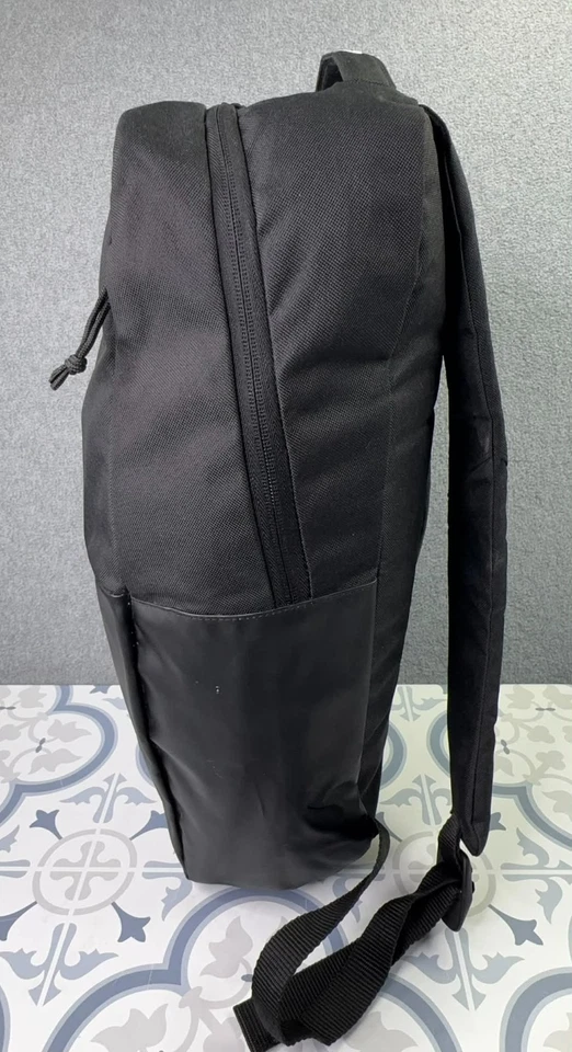 Mochila negra con logotipo de Apple para computadora portátil MacBook Pro Air Tech viaje trabajo Mac Foto 3 de 4